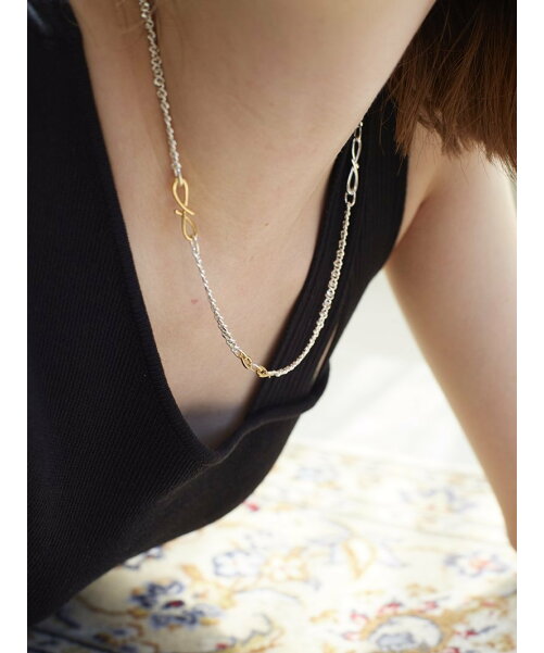 Nothing And Others/Turning Motif Chain Necklace